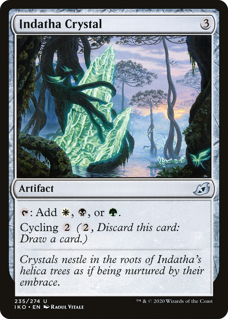 Indatha Crystal (IKO-235)  Foil - Ikoria: Lair of Behemoths