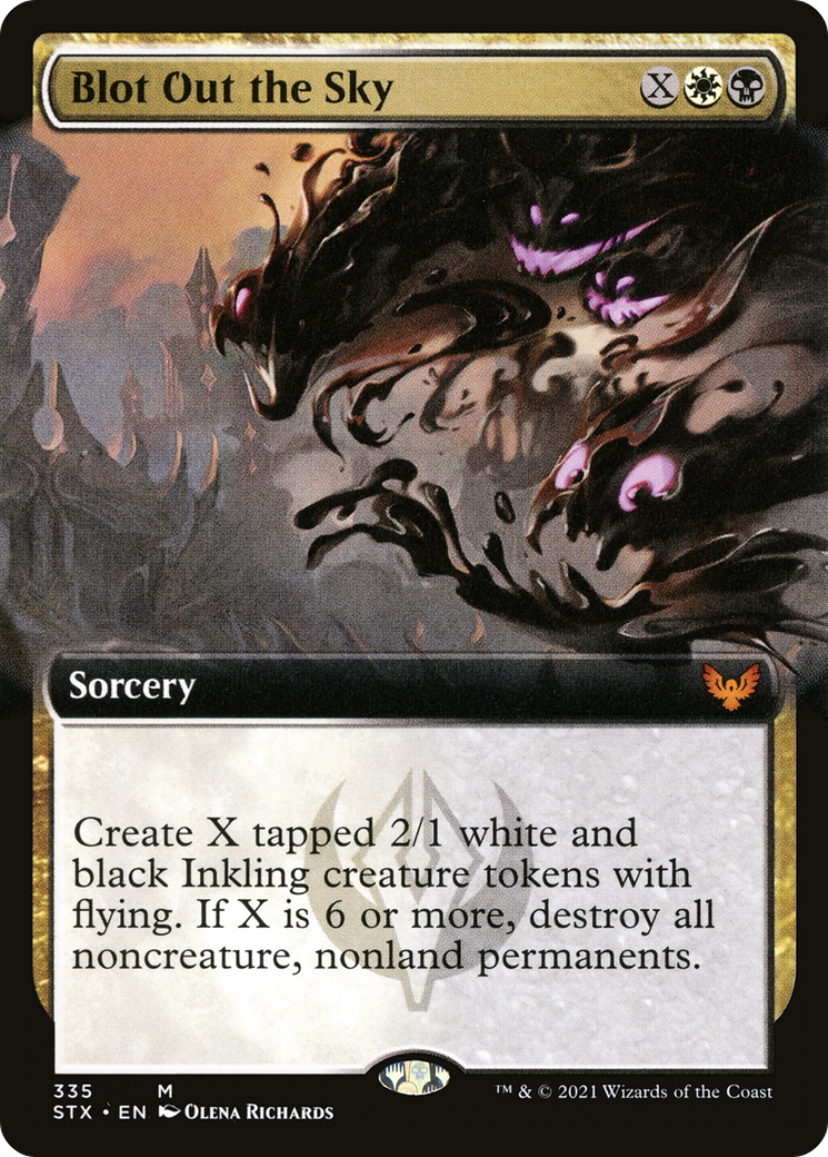 Blot Out the Sky (Extended Art) (STX-335)  - Strixhaven: School of Mages: (Extended Art)