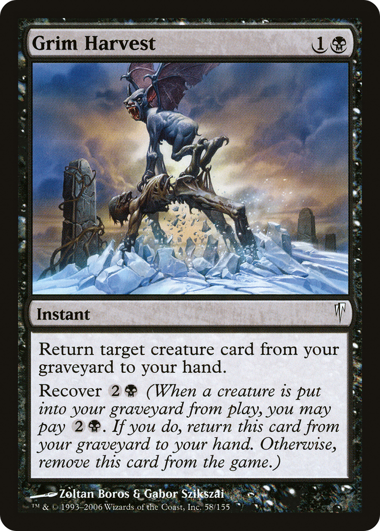 Grim Harvest (CSP-058)  Foil - Coldsnap