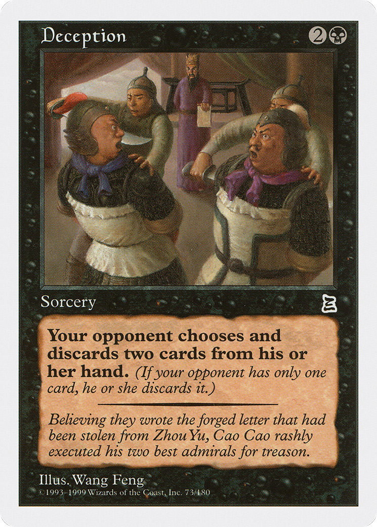 Deception (PTK-073)  - Portal Three Kingdoms