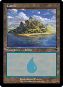 Island (440) (Retro Frame) (CMM-440)  Foil - Commander Masters