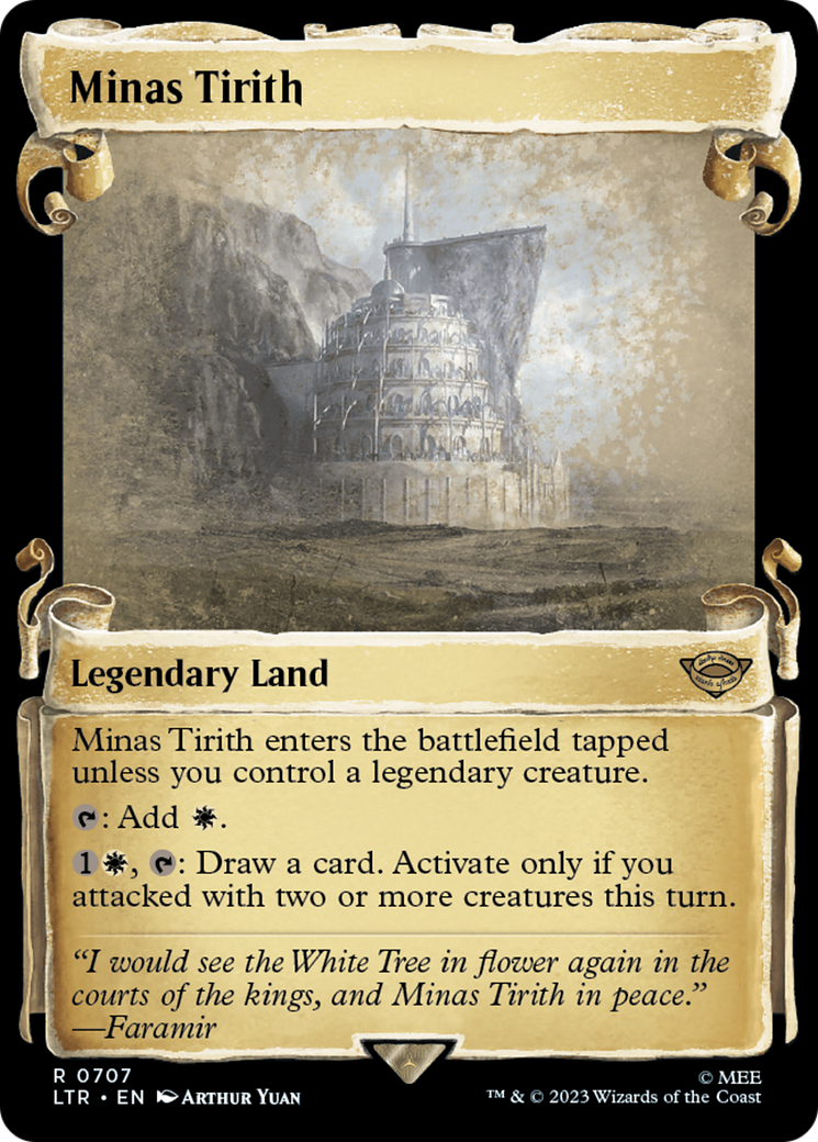 Minas Tirith (Showcase Scrolls) (LTR-707)  - The Lord of the Rings: Tales of Middle-earth: (Showcase)