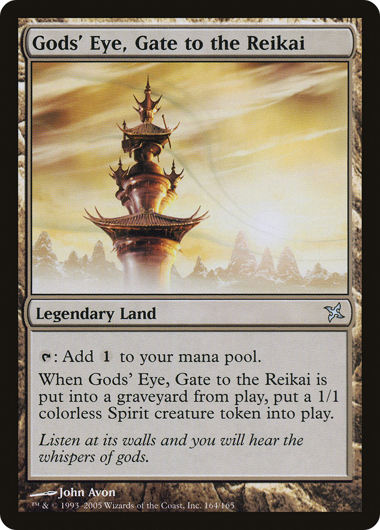 Gods' Eye, Gate to the Reikai (BOK-164)  - Betrayers of Kamigawa