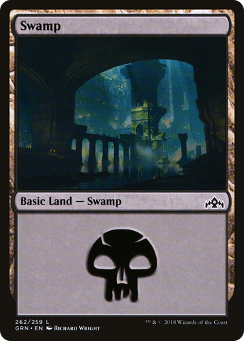 Swamp (GRN-262)  Foil - Guilds of Ravnica
