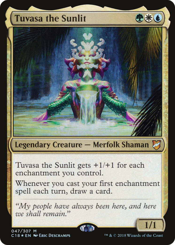 Tuvasa the Sunlit (C18-047)  Foil - Commander 2018