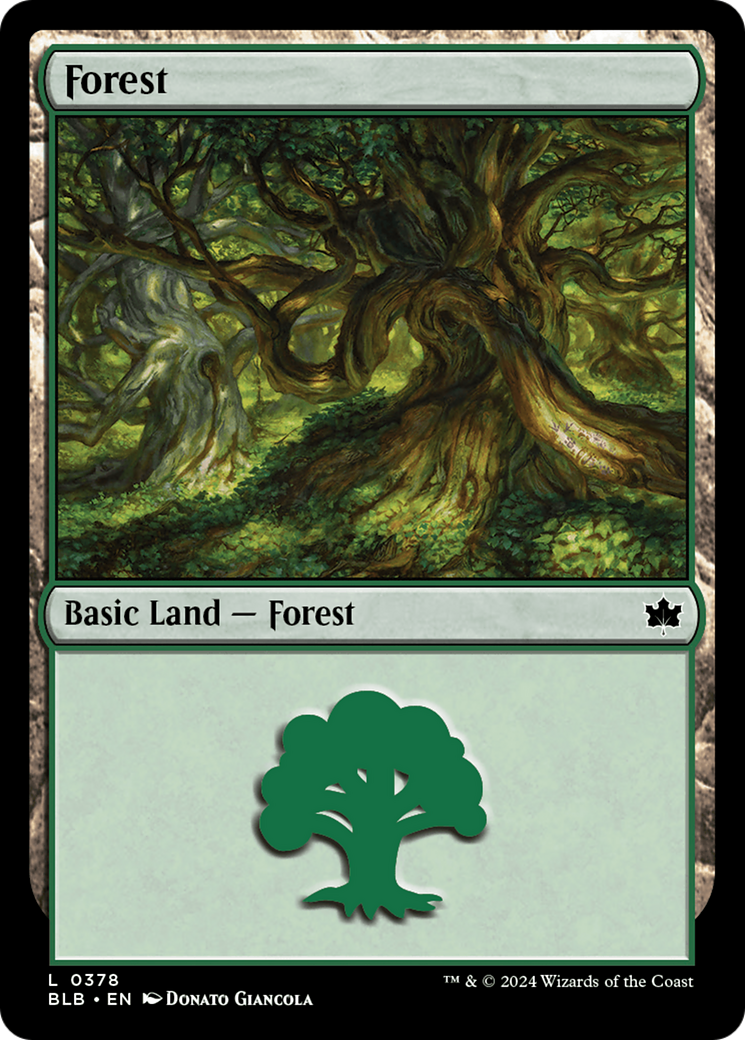 Forest (0378) (BLB-378)  Foil - Bloomburrow