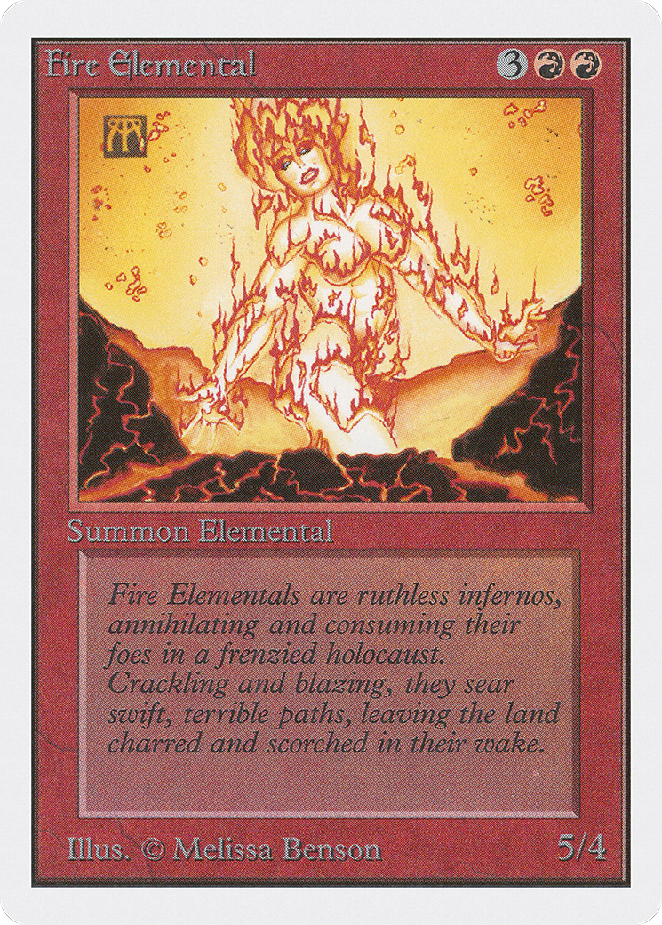 Fire Elemental (2ED-)  - Unlimited Edition