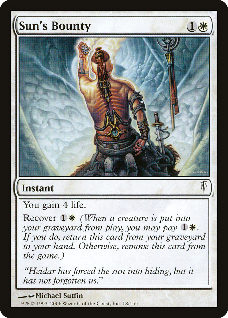Sun's Bounty (CSP-018)  Foil - Coldsnap