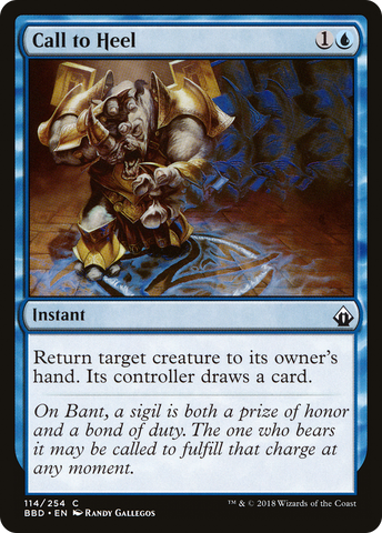 Call to Heel (BBD-114)  Foil - Battlebond
