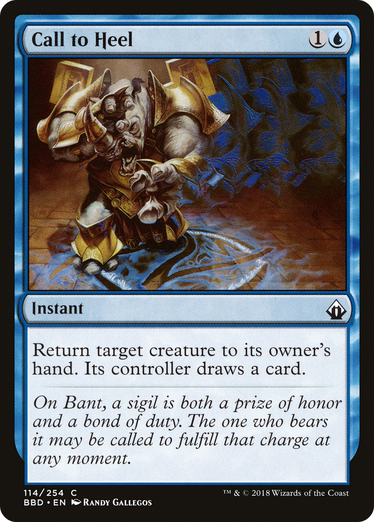 Call to Heel (BBD-114)  Foil - Battlebond