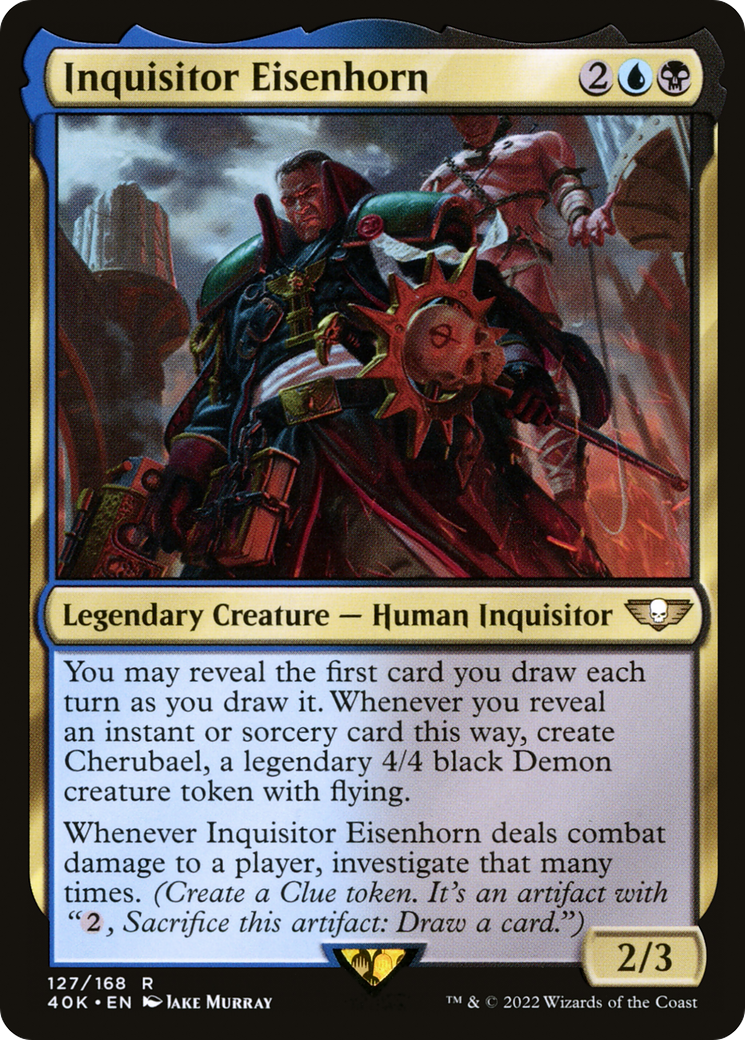 Inquisitor Eisenhorn (40K-127)  - Warhammer 40,000 Commander