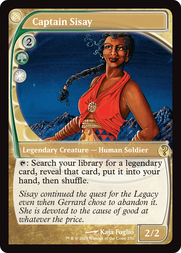 Captain Sisay (Future Sight) (MB2-250)  Foil - Mystery Booster 2