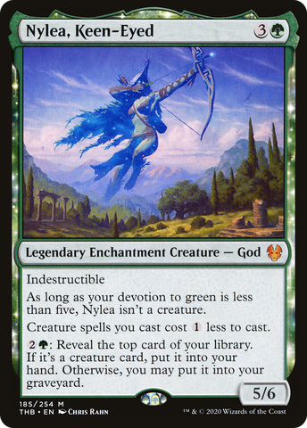 Nylea, Keen-Eyed (THB-185)  Foil - Theros Beyond Death: (enchantment)