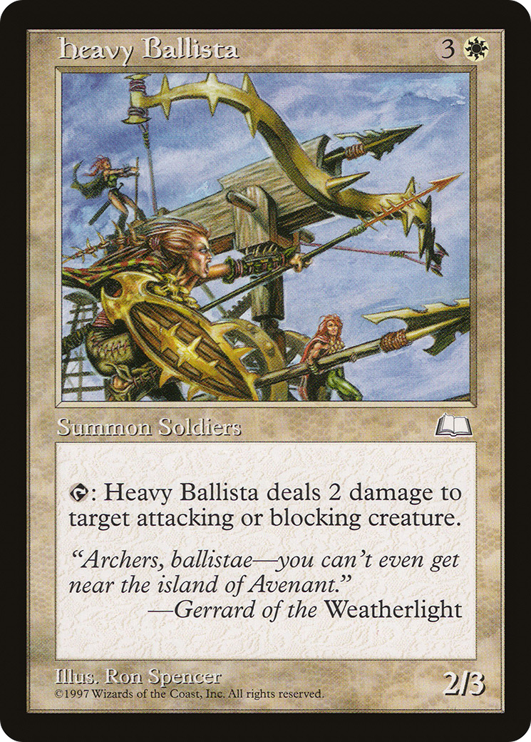 Heavy Ballista (WTH-)  - Weatherlight