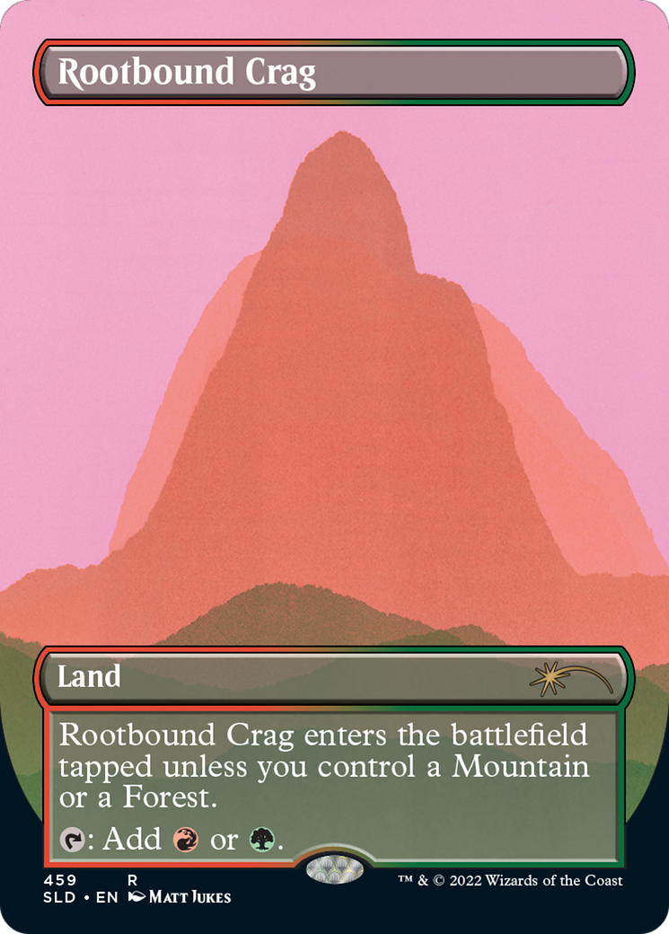 Rootbound Crag (SLD-459)  - Secret Lair Drop (Borderless)