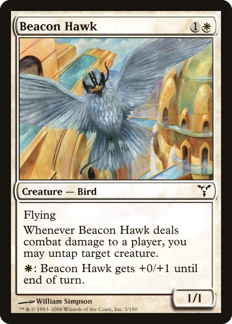 Beacon Hawk (DIS-003)  Foil - Dissension