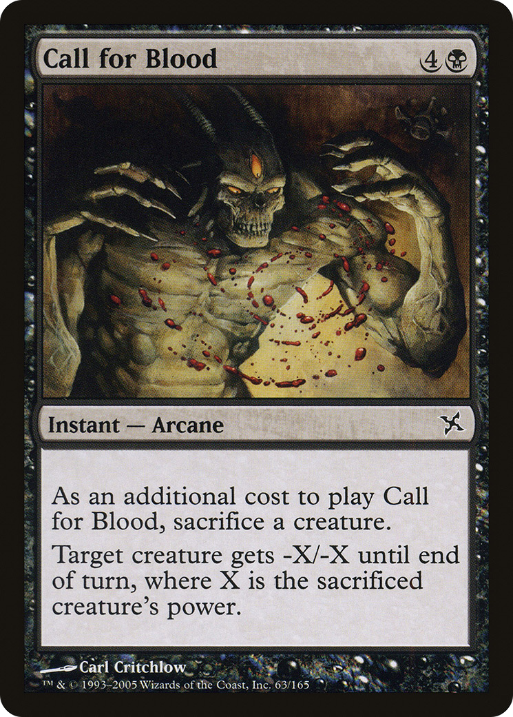 Call for Blood (BOK-063)  Foil - Betrayers of Kamigawa