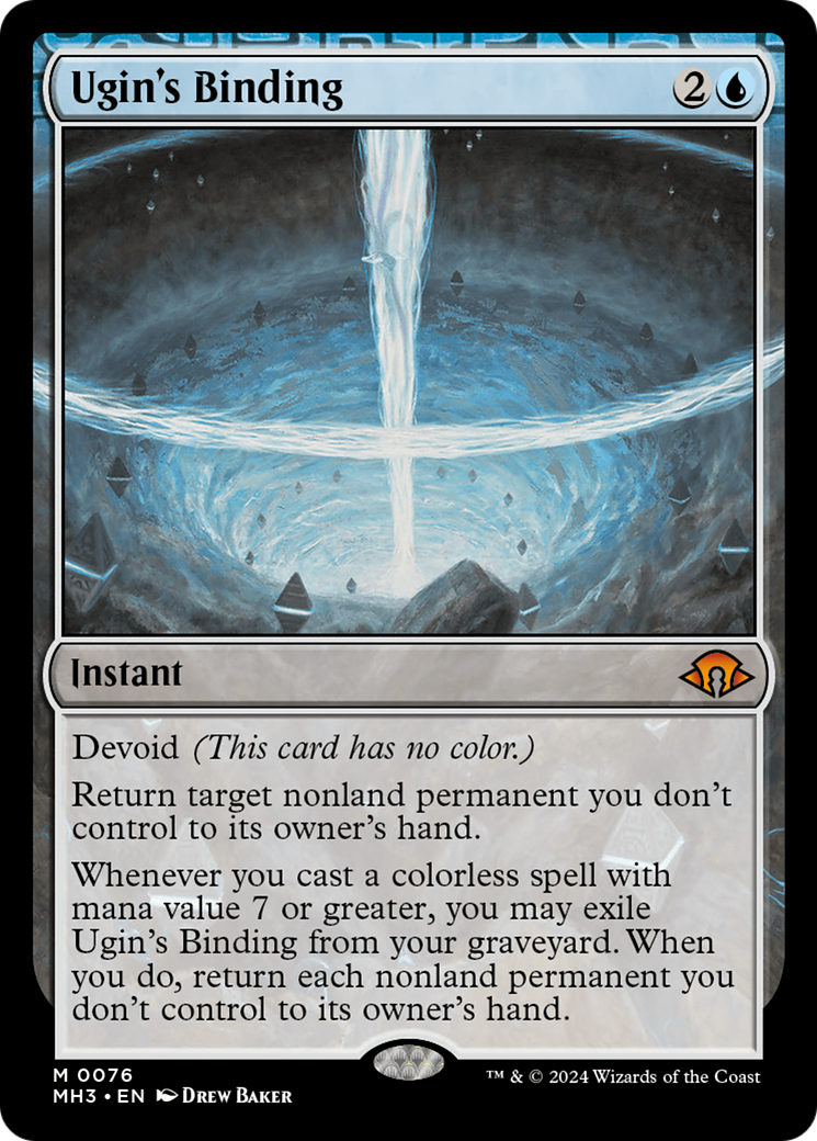 Ugin's Binding (MH3-076)  Foil - Modern Horizons 3: (devoid)