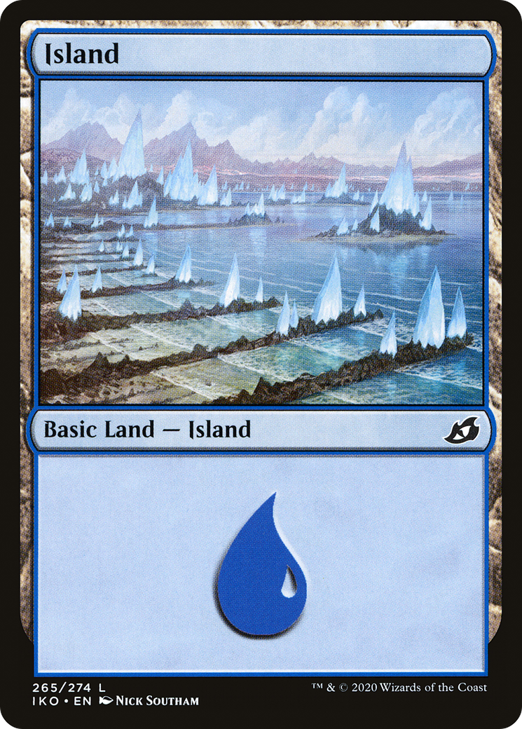 Island (265) (IKO-265) - Ikoria: Lair of Behemoths Foil