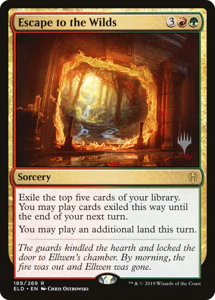 Escape to the Wilds (PPELD-189)  Foil - Throne of Eldraine Promos