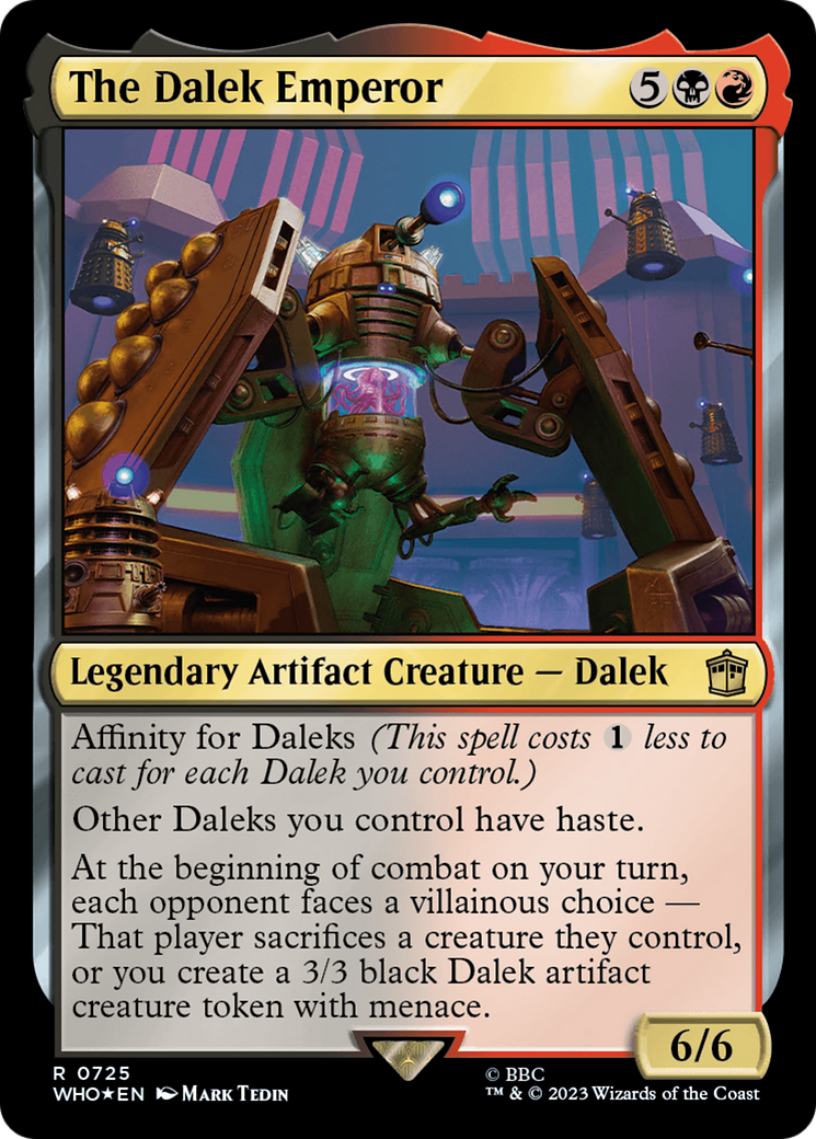 The Dalek Emperor (Surge Foil) (WHO-725)  Foil - Doctor Who