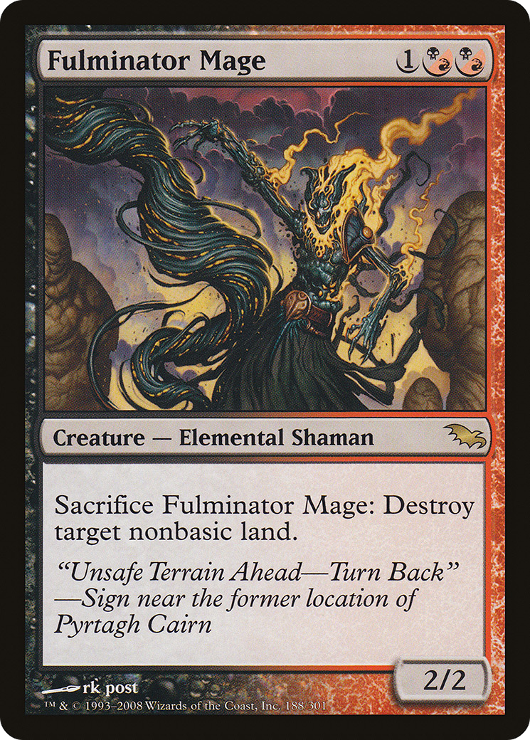 Fulminator Mage (SHM-188)  Foil - Shadowmoor