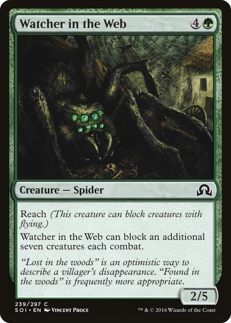 Watcher in the Web (SOI-239)  Foil - Shadows over Innistrad