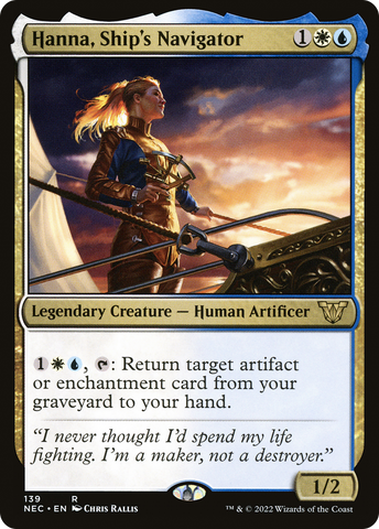 Hanna, Ship's Navigator (NEC-139)  - Neon Dynasty Commander