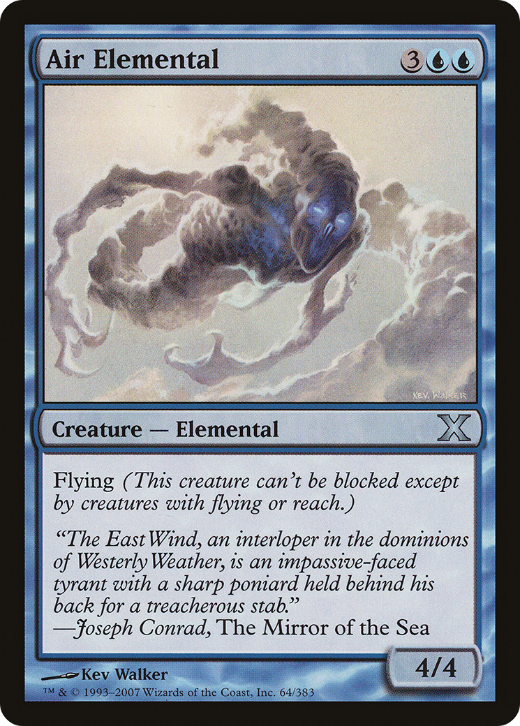 Air Elemental (10E-064)  - Tenth Edition