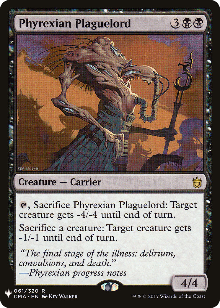 Phyrexian Plaguelord (LIST-CMA-61)  - The List