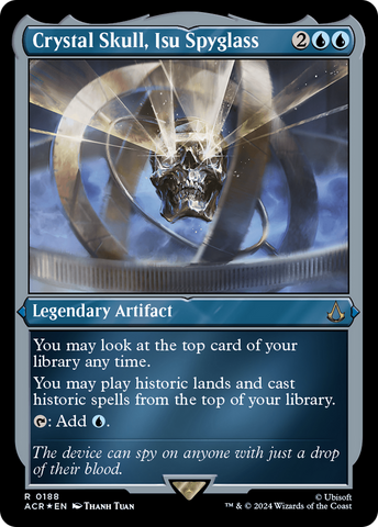 Crystal Skull, Isu Spyglass (ACR-188)  Etched Foil - Assassin's Creed