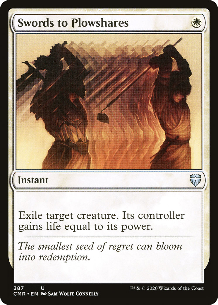 Swords to Plowshares (CMR-387)  - Commander Legends