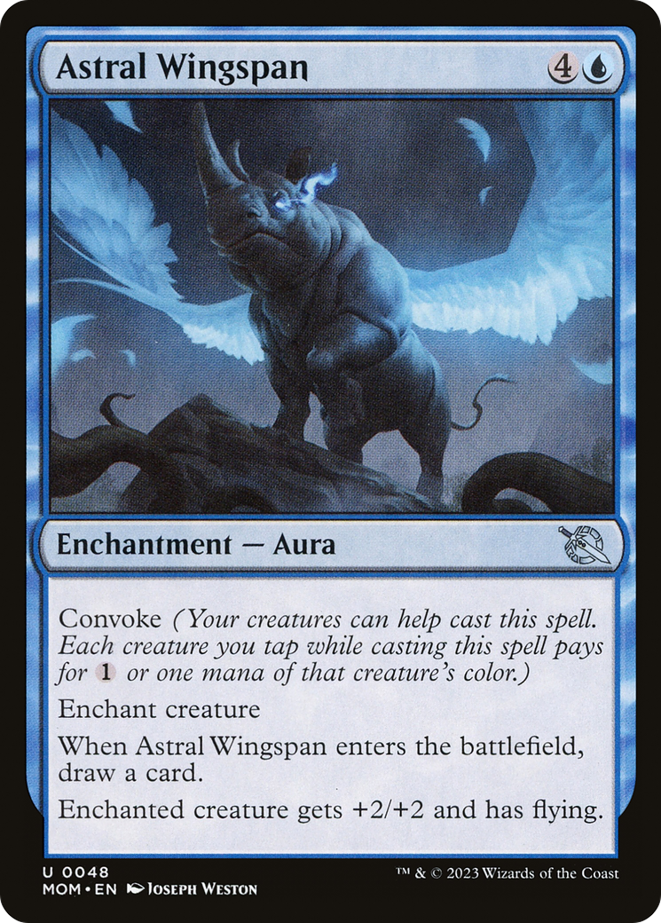 Astral Wingspan (MOM-048)  Foil - March of the Machine