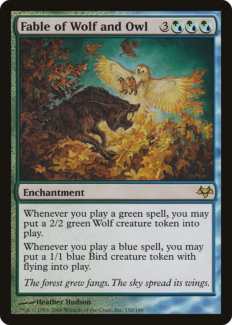 Fable of Wolf and Owl (EVE-150)  Foil - Eventide