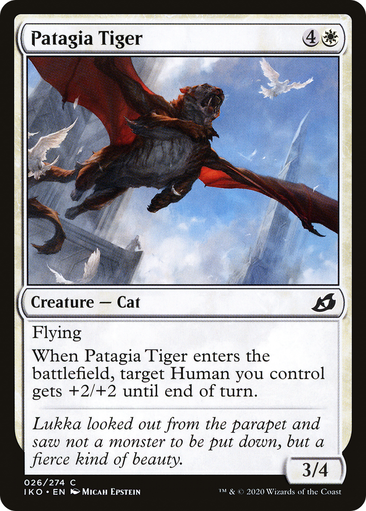 Patagia Tiger (IKO-026) - Ikoria: Lair of Behemoths Foil