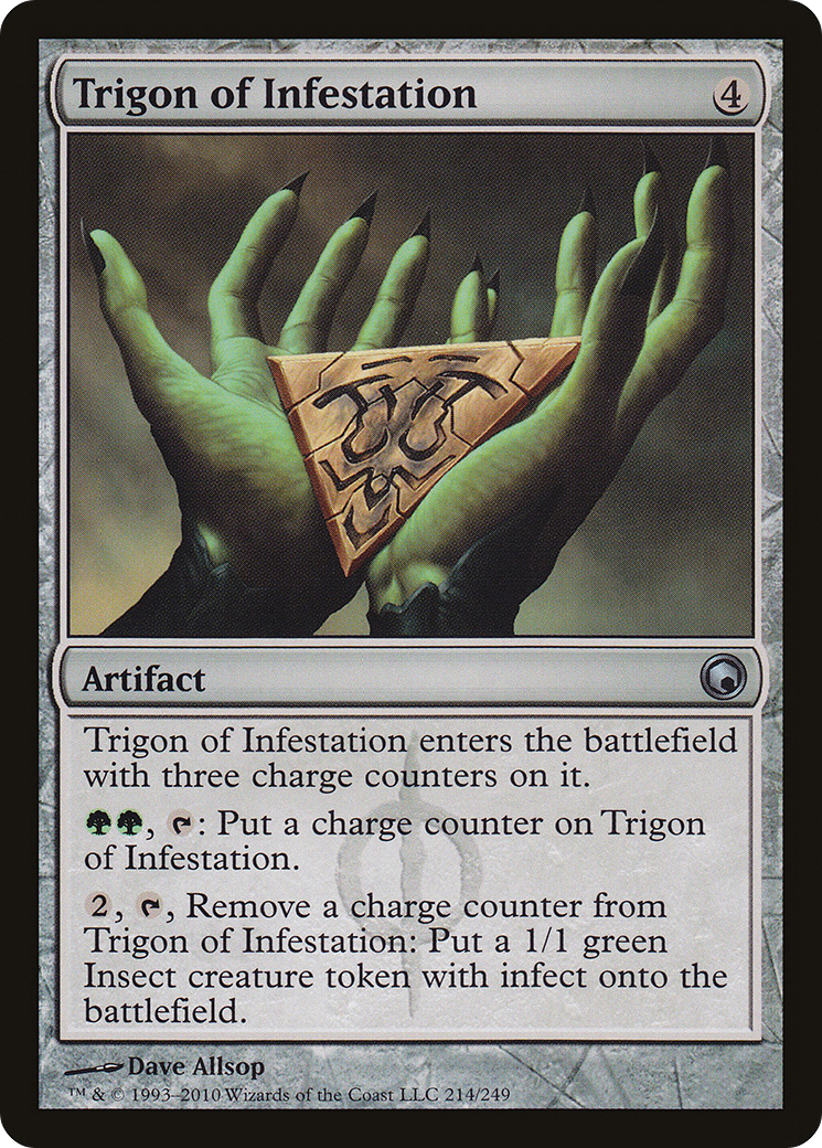 Trigon of Infestation (SOM-214)  Foil - Scars of Mirrodin