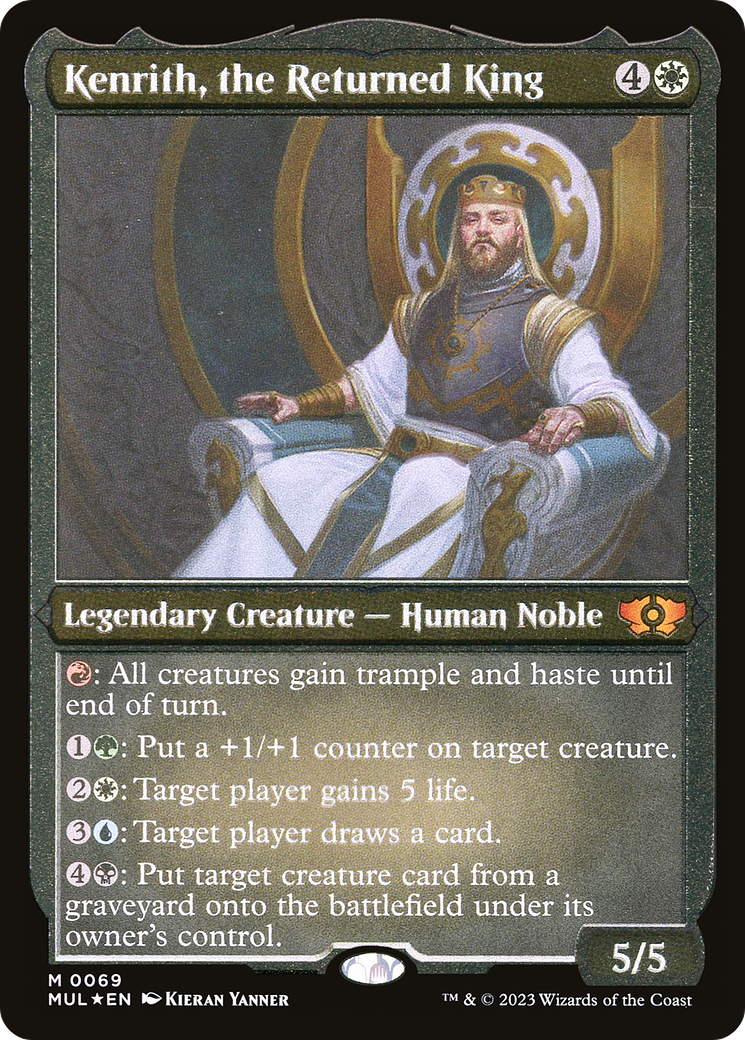 Kenrith, the Returned King (Foil Etched) (MUL-069) - Multiverse Legends Foil