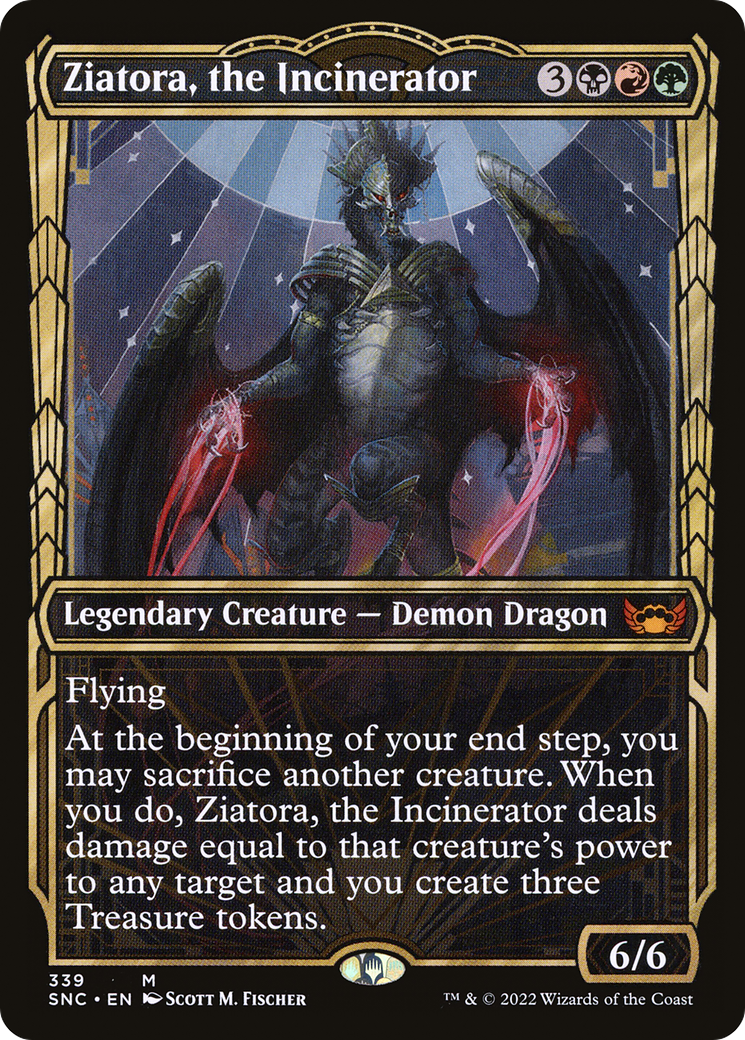 Ziatora, the Incinerator (Showcase) (SNC-339)  - Streets of New Capenna: (Showcase)
