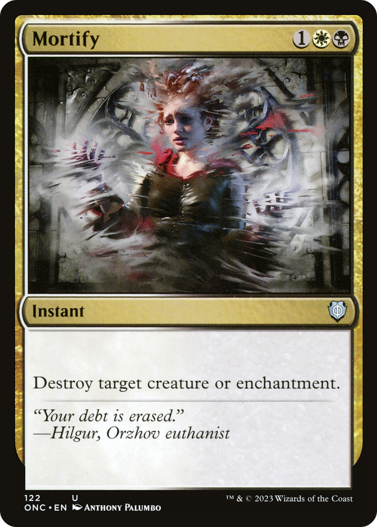 Mortify (ONC-122)  - Phyrexia: All Will Be One Commander