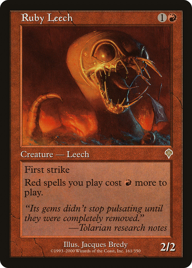 Ruby Leech (INV-161)  Foil - Invasion