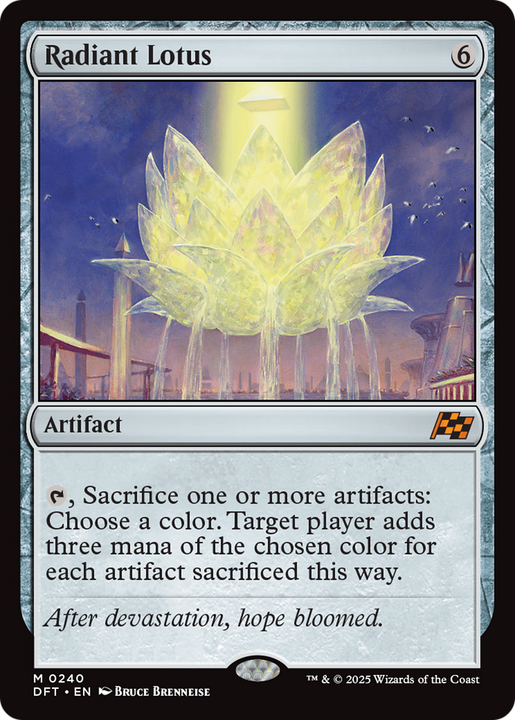 Radiant Lotus (DFT-240)  Foil - Aetherdrift