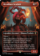 Headliner Scarlett (Borderless) [Ravnica: Clue Edition]