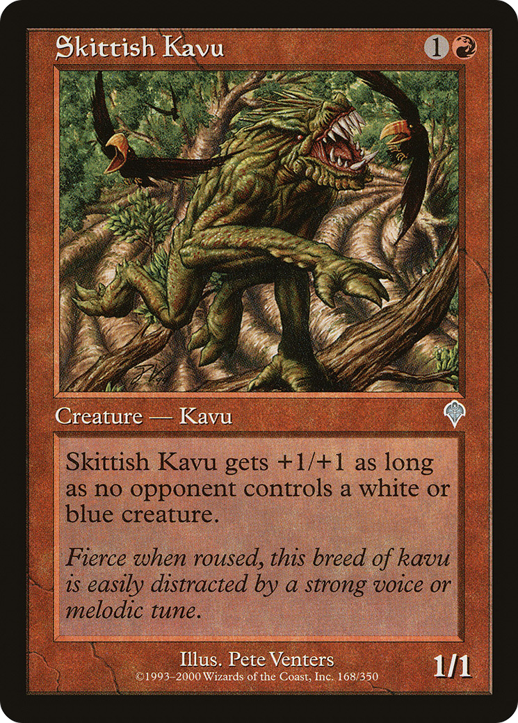 Skittish Kavu (INV-168)  Foil - Invasion