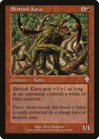 Skittish Kavu (INV-168) - Invasion Foil