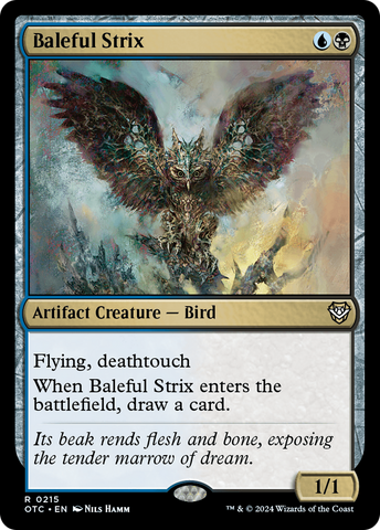 Baleful Strix (OTC-215)  - Outlaws of Thunder Junction Commander