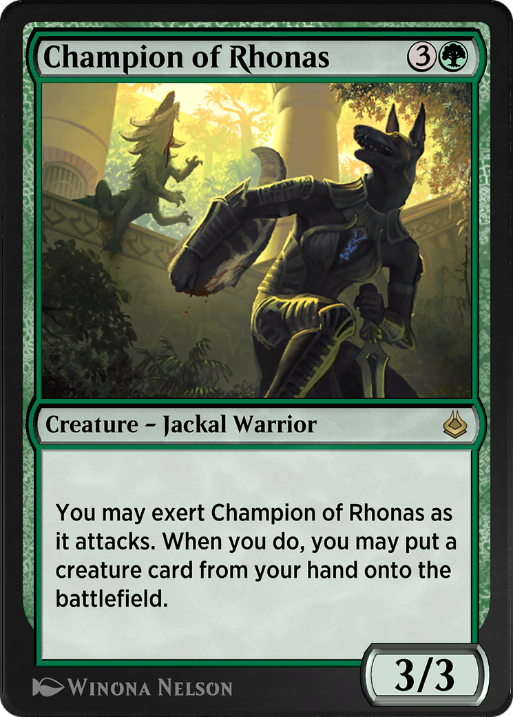 Champion of Rhonas (AKR-185)  - Amonkhet Remastered