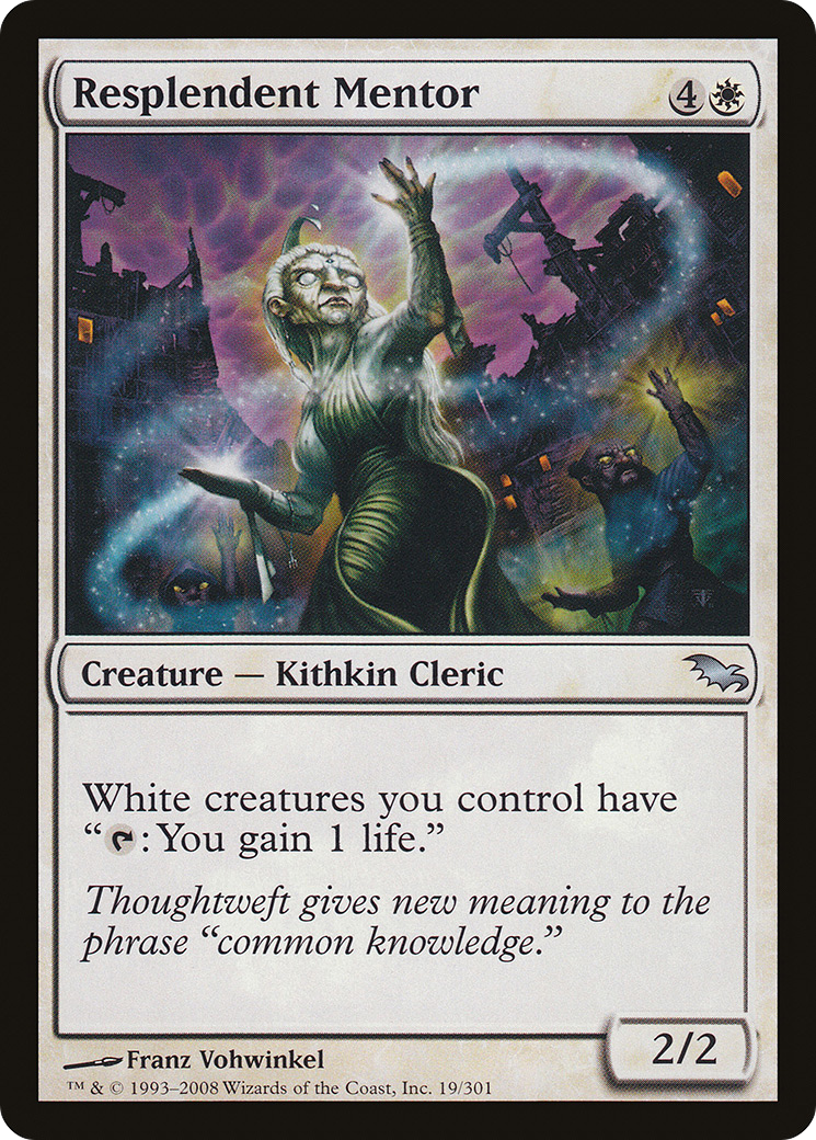 Resplendent Mentor (SHM-019)  - Shadowmoor