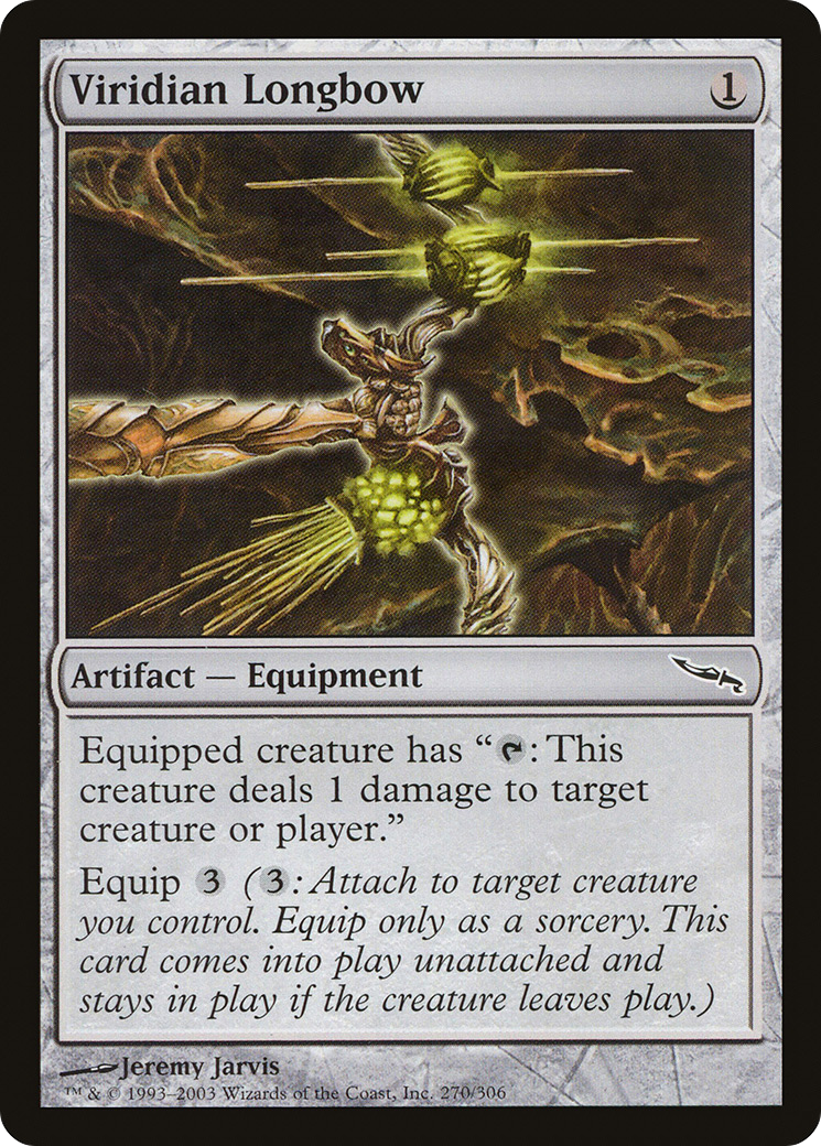 Viridian Longbow (MRD-270)  - Mirrodin