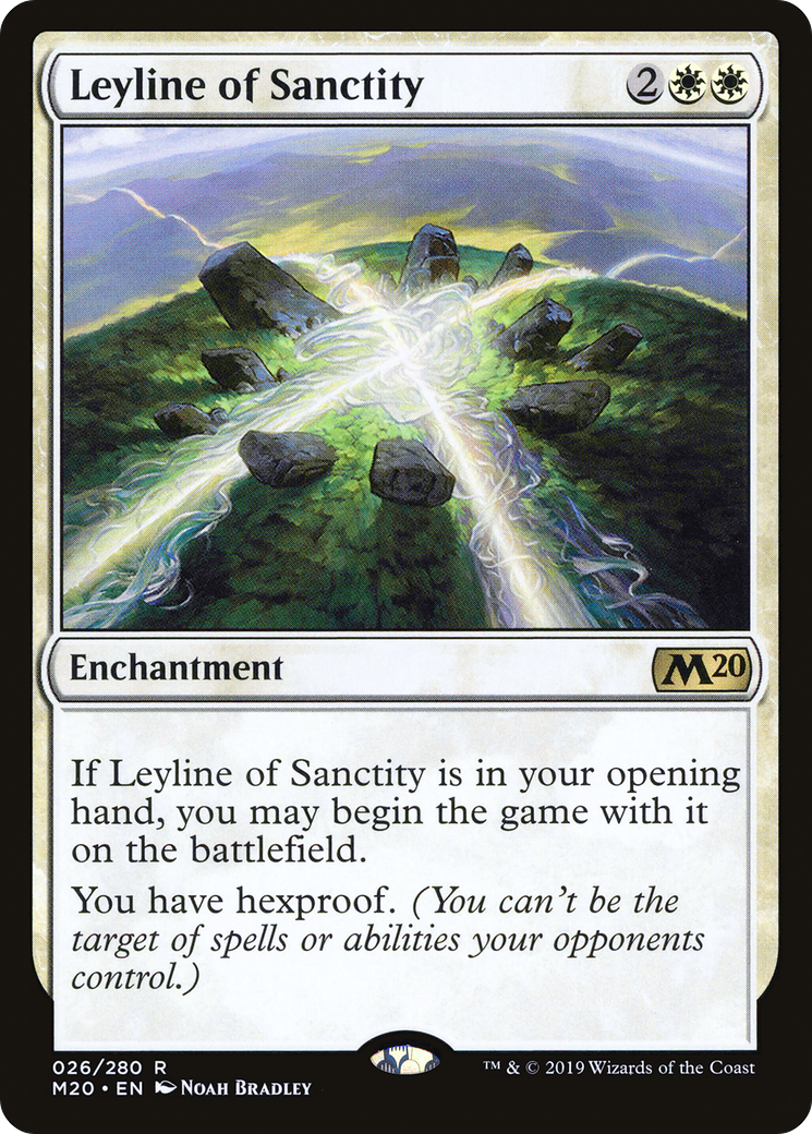 Leyline of Sanctity (M20-026) - Core Set 2020 Foil