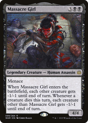 Massacre Girl (WAR-099)  Foil - War of the Spark